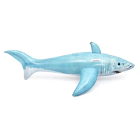 Bestway 41405 Flotteurs gonflables durables en forme de requin réaliste pour jeux aquatiques dans les piscines
