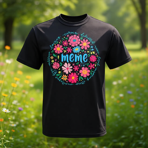 Maglietta da donna con stampa Meme For Grandma Wildflower Floral - Product Image 3