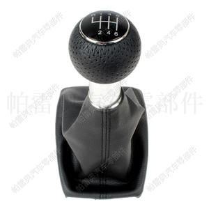 หัวเกียร์รถยนต์ Pareo หุ้มหนัง 6 สปีด สำหรับ Audi A3 S3 8L 8P 2000 2012 ดีไซน์ตามหลักสรีรศาสตร์ - Product Image 2