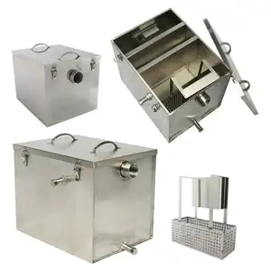 Commercial Kitchen Grease Trap Stainless Steel Grease Trap Grease Oil Interceptor