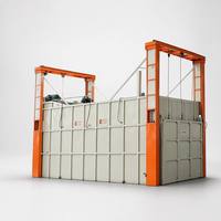 Type direct de chariot à 6 cadres d'usine four vieillissant  petit four industriel de profil en aluminium d'extrusion