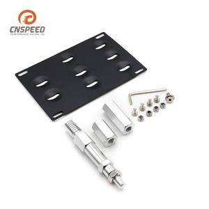 Marco para matrícula CNSPEED de 205 mm con gancho de aleación de aluminio para vehículos AUDI - Product Image 2