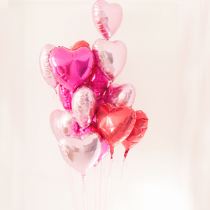 Ballon Cœur Multicolore <span class=keywords><strong>de</strong></span> 24 Pouces pour Anniversaire Mariage Décoration <span class=keywords><strong>de</strong></span> Noël, Ballons en Aluminium Doré Fournitures <span class=keywords><strong>de</strong></span> Fête - Product Image 6