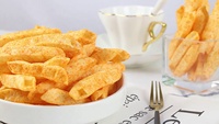 Aperitivos exóticos de alta calidad, sabor a queso y bacon de China, 70g, venta al por mayor