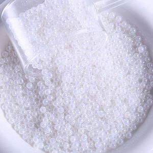 4Mm Crème Couleur Verre Nacré Diy Handmade Beaded Loose Scattered Beads Accessories Bracelet Necklace Material - Product Image 2