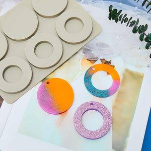 Moule universel en silicone pour bougies, fleurs séchées, étiquettes en gypse et tablettes de cire d'aromathérapie DIY faites à la main - Product Image 5