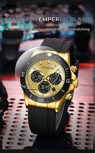 Reloj Digital Multifunción SANDA 6192 para Hombre con Doble Pantalla, Reloj Deportivo Luminoso con Correa de Silicona Impermeable - Product Image 6