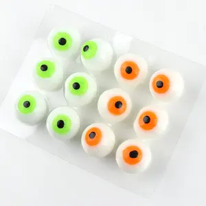 Toptan çin üretimi 1 inç 28 mm tedarikçisi yumuşak yapışkan duvar şaka oyuncakları Squishy TPR jöle yapışkan oyuncak göz topları