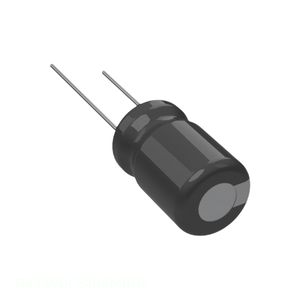 Condensateur canal fabricant 10 µF traversant, en aluminium, 10 µF 20% 450V RADIAL TH B43890C5106M002 - Product Image 1