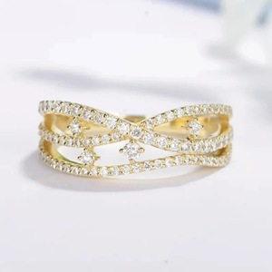 Anello Vintage Romano Traforato da Donna con Stella, Gioiello alla Moda da Indossare sul Dito - Product Image 1