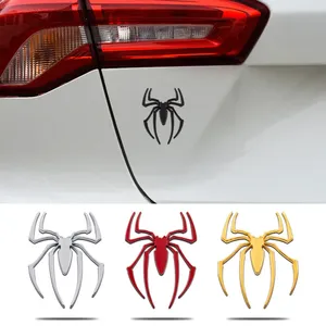 Pegatinas Metálicas 3D Universales para Automóviles, Logotipo de Araña, Emblema Cromado, Calcomanía para Decoración de Carrocería Completa, Decoración Exterior de Automóviles - Product Image 3
