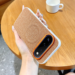 แฟชั่นเนื้อผ้าแม่เหล็กเคสโทรศัพท์สำหรับกูเกิลพิกเซล 11 โปร XL 10 ไร้สายชาร์จกันกระแทกฝาครอบป้องกันด้านหลัง - Product Image 5