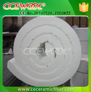 CCEWOOL 96KG/M3 25mm de espesor Fieltro de fibra cerámica para revestimiento de horno