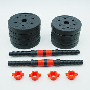 Gym Equipment Fitness <strong>Dumbells</strong> 10KG <strong>15KG</strong> 20KG 30KG 40KG Adjustable Weight Cement Dumbbell and Barbell Sets - Product Image 4