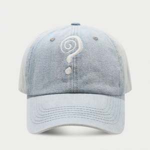 Casquette de baseball en jean avec motif point d'interrogation, style urbain, pour hommes et femmes, casquette de baseball incurvée pour l'extérieur - Product Image 6