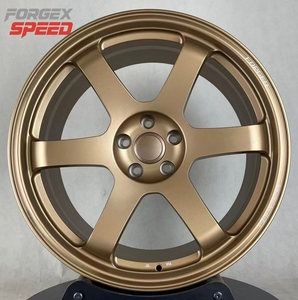 Forgex ล้อความเร็ว5X112 5X120 5X114.3 18นิ้ว <span class=keywords><strong>Te37</strong></span> Saga ล้อบรอนซ์ปลอมแปลงสำหรับ BMW M3 E92 M3 G80 Supra Q50 370Z Honda Civic - Product Image 1
