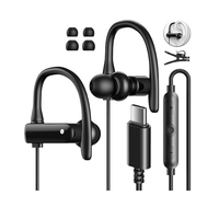Écouteurs filaires USB de type C à isolation sonore supérieure avec connecteur plaqué or pour un signal stable et une transmission audio claire