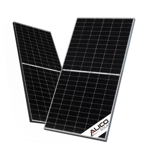 แผงโซลาร์เซลล์ HJT Solar 670-700 วัตต์ แบบกระจกสองชั้น กำลังไฟ 50 กิโลวัตต์ สำหรับโรงไฟฟ้าพลังงานแสงอาทิตย์ ชนิด N-Type PERC Topcon แบบฮาล์ฟเซลล์ 580 วัตต์ โมโนคริสตัลไลน์ - Product Image 1