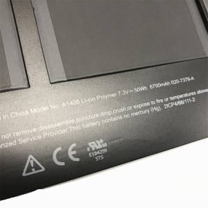 סוללה נייד a1405 a1466 סוללה עבור מקבוק אוויר 13 "a1496 אמצע 2012 2013 מוקדם 2015 סוללה - Product Image 3