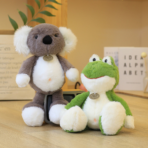 Tùy Chỉnh Kawaii Rừng Thú Nhồi Bông Đồ Chơi Sang Trọng Koala Voi Khỉ Sư Tử Ếch plushtoy Món Quà Sinh Nhật - Product Image 5