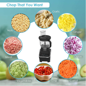 1200W 多功能食品加工机，带手动/自动档位，3 档脉冲搅拌/切碎/揉捏功能，橙汁机 - Product Image 6