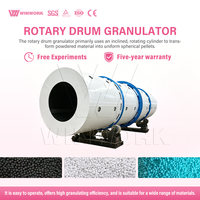 Granulateur rotatif à tambour pour engrais NPK WINWORK, haute performance, entièrement automatique, haute productivité, capacité de 1 à 20 T/H pour l'agriculture