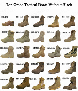 Cxt, אנטי החלקה פו + גומי outsole בצבע חול קרב מגפיים אימון חיצוני דמעה של מגפי מדברי עור זמש 026 - Product Image 4