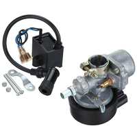 Kit Moteur à Essence 80cc 2 Temps pour Vélo Motorisé avec Pot d'Échappement