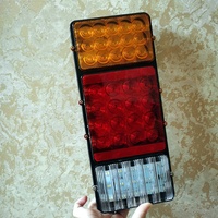Señal de freno de conducción, luz trasera lateral para remolque ruck Enz 24V/12V