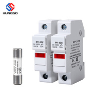HSPV-32(X)/1038 – Kit de fusibles 10x38 32A 1500V CC à montage sur rail DIN avec fusible intégré pour la protection des circuits – Vente directe usine