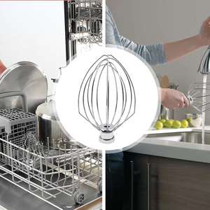 Batteur sur socle Pièces de rechange 6 QT Bowl-lift Stand Mixer Attachment Egg Heavy Cream Beater Acier inoxydable 6 Wire Whip For Kitchen Aid - Product Image 3