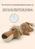 Juguetes de Peluche Interactivos con Sonido para Perros Grandes y Pequeños, Resistentes a Mordidas, para la Dentición, Duraderos, con Voz