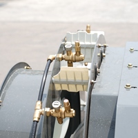 Pulvérisateur à chenilles télécommandé 100m, pulvérisateur à air comprimé 400L, pulvérisateur de verger autopropulsé à moteurs multiples, fonctionnement continu illimité
