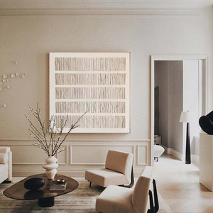 Dipinto Astratto di Lusso Personalizzato all'Ingrosso, Arte Murale Acrilica Fatta a Mano, Decorazione Casa su Tela Incorniciata con Texture 3D - Product Image 4