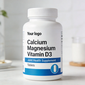 OEM Kalsiyum Magnezyum <span class=keywords><strong>Vitamin</strong></span> <span class=keywords><strong>D3</strong></span> Eklem Sağlığı Takviye Tabletleri Çocuklar ve Yetişkinler İçin - Yüksek Emilimli - Product Image 1