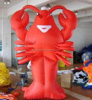 Écumeur gonflable géant pour publicité de fruits de mer, vente en gros au japon ou à l'usine