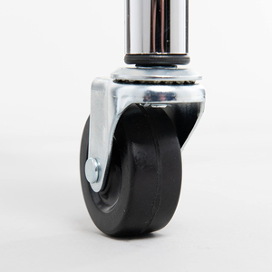 JH-Mech facile à assembler support <span class=keywords><strong>de</strong></span> stockage <span class=keywords><strong>de</strong></span> billes en acier durable et argenté robuste pour le basket-ball avec roulettes - Product Image 6