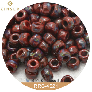 <span class=keywords><strong>Miyuki</strong></span> Rotondo Rocailles 6/0 <span class=keywords><strong>Perline</strong></span> 4 millimetri [17 Color Picasso Rivestimento] 10g pacchetto - Product Image 6