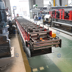 Machine de formage à rouleaux automatisée à grande vitesse pour panneaux muraux et de <span class=keywords><strong>toiture</strong></span> métalliques avec système intégré de bride verticale et de poinçonnage CNC - Product Image 4