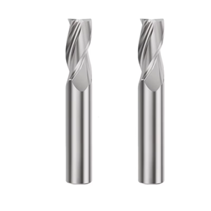 1 buah mata <span class=keywords><strong>Router</strong></span> CNC Flute HSS 1-25mm 3 4, mata profil penggilingan ujung datar logam untuk alat mesin tembaga Aluminium - Product Image 5