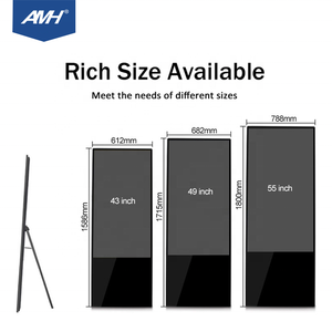 Signage màn hình cảm ứng kỹ thuật số màn hình quảng cáo nóng bán gấp <span class=keywords><strong>LCD</strong></span> LED hiển thị trong nhà SDK 43 inch cho triển lãm Đen 6ms - Product Image 5