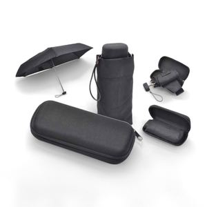 Paraguas de Bolsillo Plegables de 3 Secciones, Personalizados con Impresión, Mini Paraguas Portátiles para Exteriores, Protección UV, Manuales, de Fibra de Vidrio/Metal - Product Image 3