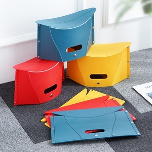<b>Folding</b> <b>Stool</b> Portable Lightweight Travel Chair Compact Foldable Seat For Dormitory Outdoor Use Summer Style Multicolor Options - Product Image 1