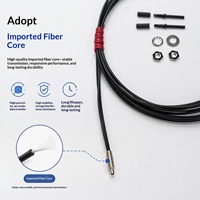 Sonde à fibre optique à réflexion diffuse GF-M67 avec filetage M6, compatible avec toute la série d'amplificateurs à fibre optique