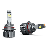 S19 Pro Model Terbaru 110W Daya Kuat dengan Tabung Tembaga Sistem Lampu Otomatis H1 H7 H11 9004 9005 9006 Lampu Depan LED