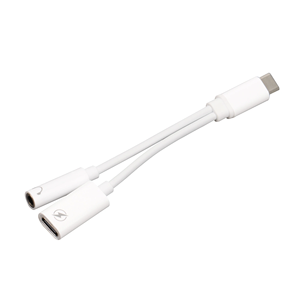 Cable Adaptador <span class=keywords><strong>2</strong></span> en 1 USB C a Conector de Auriculares de 3.5mm, <span class=keywords><strong>Convertidor</strong></span> de Carga Tipo C a Audio 3.5 OTG para Macbook Air, Samsung, Huawei - Product Image 1