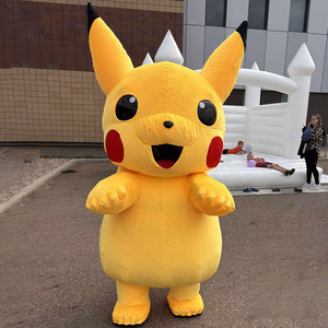 Costume de mascotte gonflable <span class=keywords><strong>Pikachu</strong></span> unisexe pour adultes, directement de l'usine, pour fêtes costumées et événements. - Product Image 4