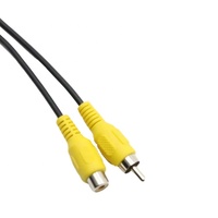 5-Pin Mini-DIN zu RCA Rückfahrkamera-Kabel Sicherheitskamera 5-Pin DIN-Kabel 5-Pin DIN-Verlängerungskabel für Auto-Rückfahrkamera