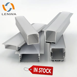 Canale Flessibile Wall Washer in Alluminio LENWA Alloggiamento Estruso a Scanalatura per Striscia <span class=keywords><strong>LED</strong></span> - Product Image 3