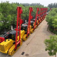 Grue sur chenilles hydraulique HGY45, flèche de 7500/8500 mm, hauteur de levage de 6400/7400 mm, moment de levage élevé, machine de construction populaire